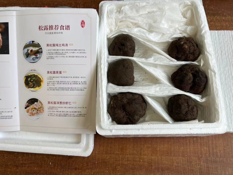 黑松露鲜松露云南松露贡山松露香格里拉新新鲜松露