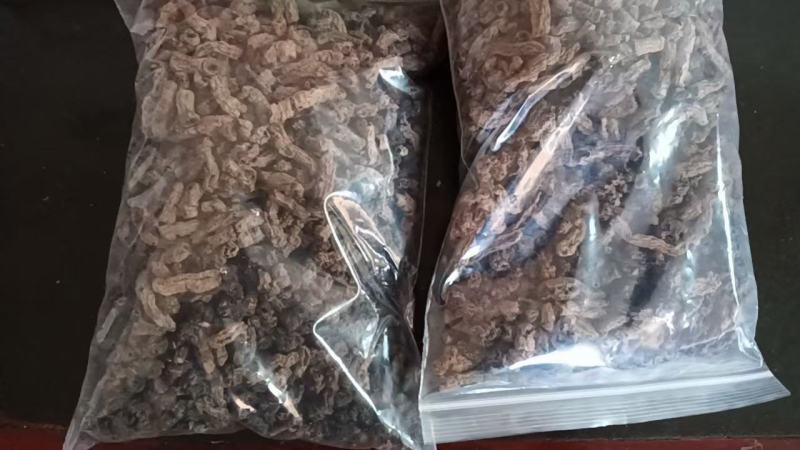 野生巴戟干货大山深处出外自然生长的蒸制巴戟天