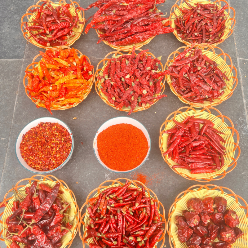 干辣椒，线椒、二荆条、北京红，灯笼椒、黄干椒、魔鬼椒、满品种