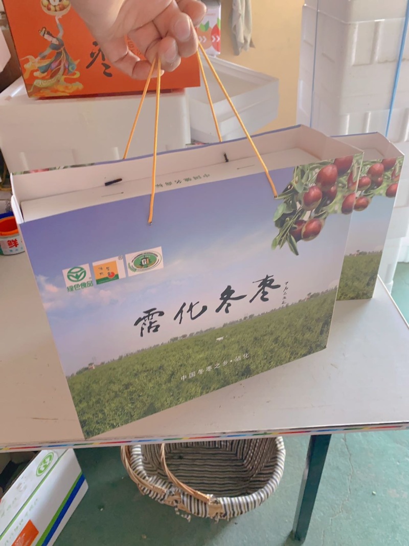 二代短枝冬枣渤海畔牌富硒二代短枝冬枣3.5斤礼盒包装