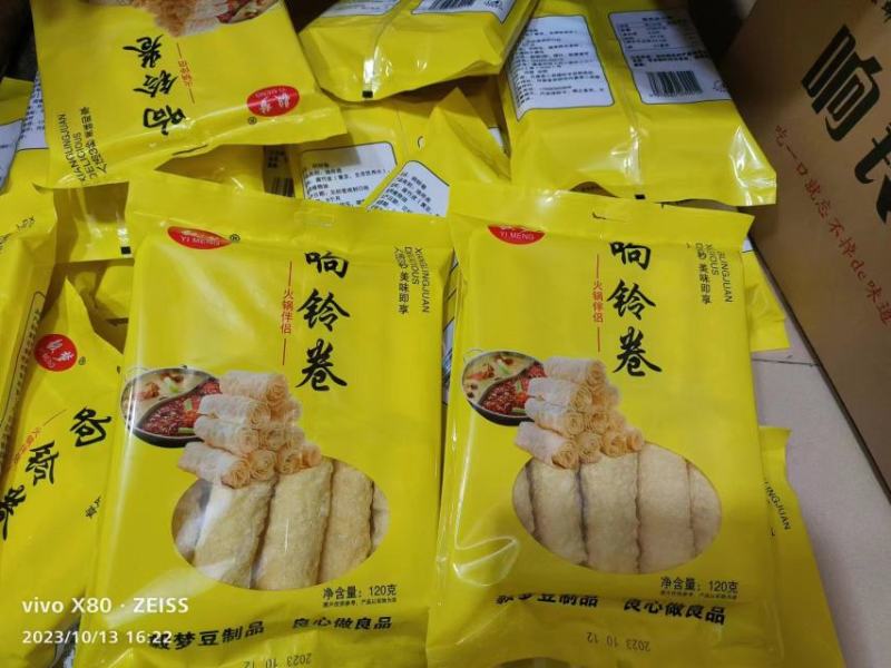 响铃卷油炸腐竹螺狮粉麻辣烫食材批发厂家直发