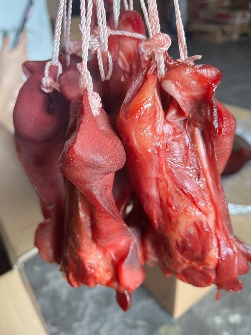 【腊肉】烟熏腊猪拱嘴，一件50斤，现货供应