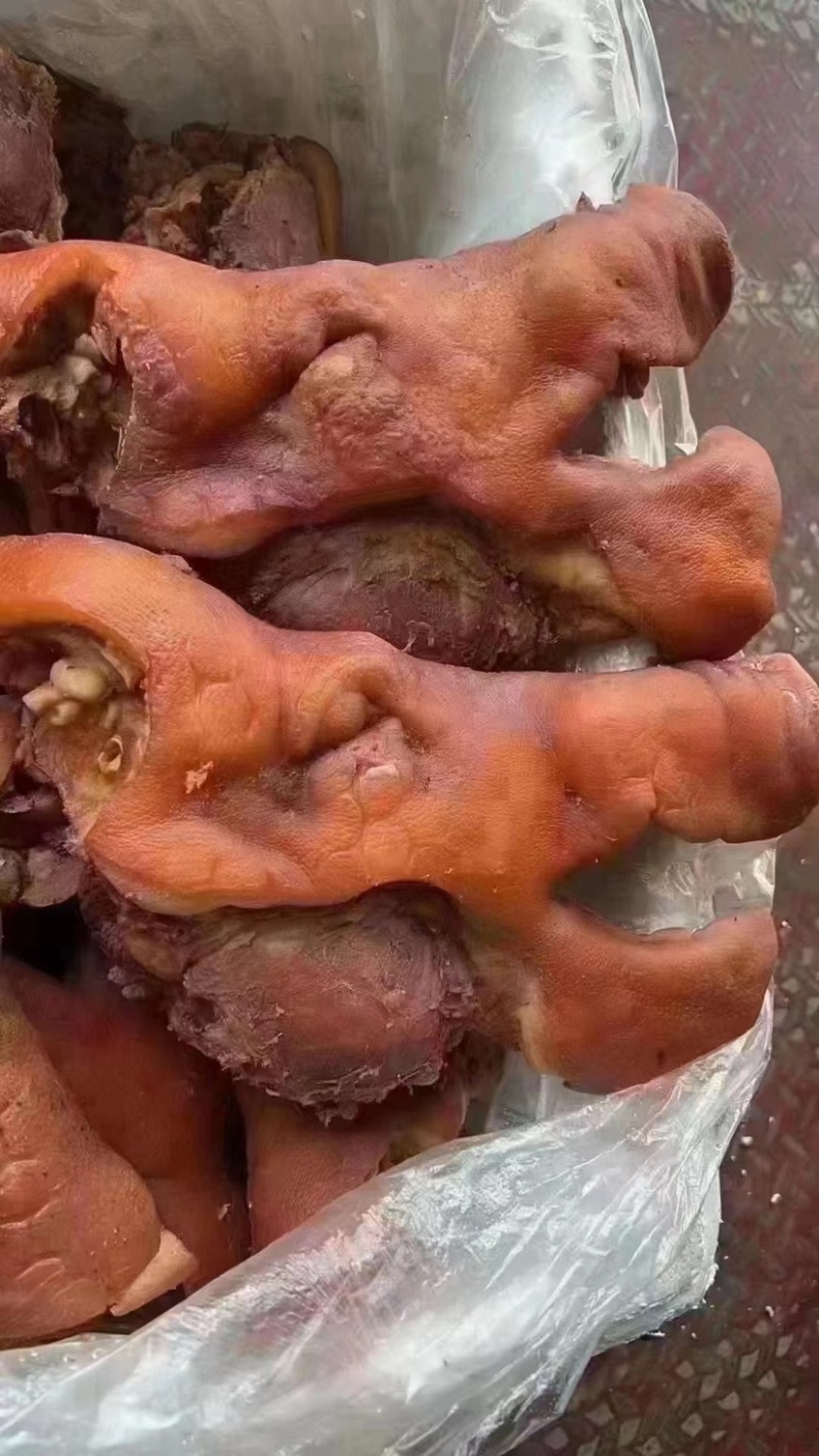 猪头肉全熟卤猪头肉，烧腊猪头肉地摊猪头肉，供货稳定