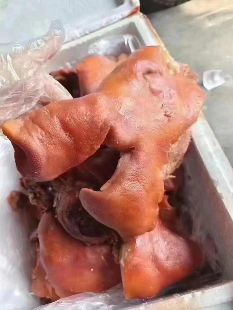 猪头肉全熟卤猪头肉，烧腊猪头肉地摊猪头肉，供货稳定