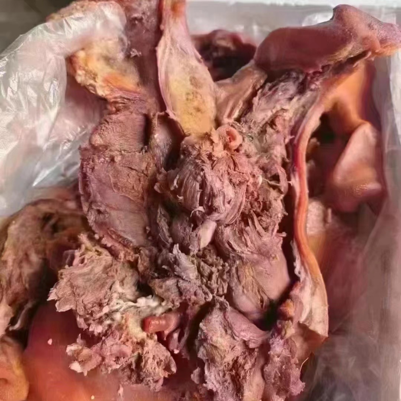 猪头肉全熟卤猪头肉，烧腊猪头肉地摊猪头肉，供货稳定