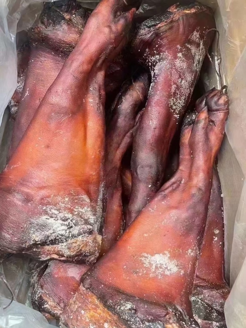 【厂家直发】猪脚，烟熏腊猪脚批发，现货供应可对接电商团购