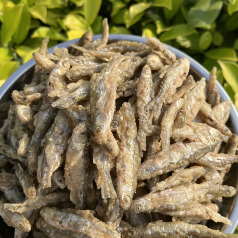 面粉炸鱼小河鱼淡水湖鱼香酥小鱼干不苦无盐批发白条鱼干