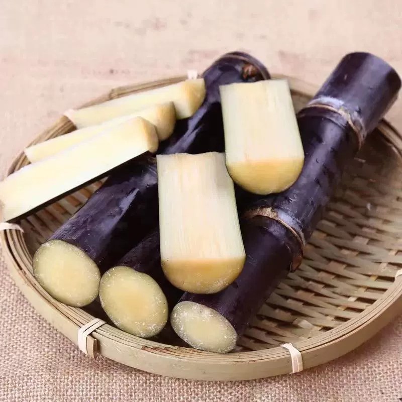 应季现砍现发9斤广西黑皮甘蔗水果新鲜当季甜杆脆孕妇青紫