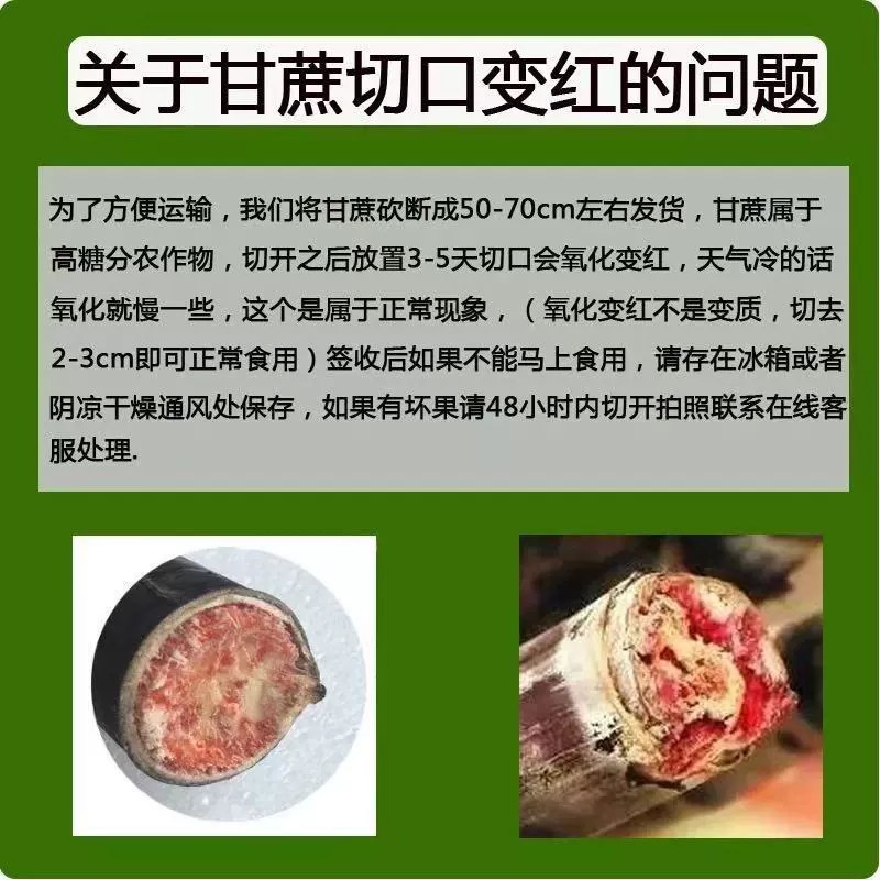 应季现砍现发9斤广西黑皮甘蔗水果新鲜当季甜杆脆孕妇青紫