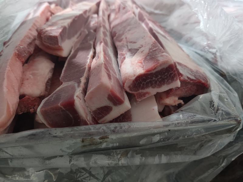 五花肉五花条中方条猪肉排骨