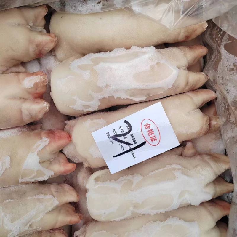 冻猪蹄纯干货生猪蹄短猪蹄带筋猪蹄一手货源价格美丽