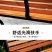 包邮公园椅户外休闲长椅铸铝铁艺实木靠背防腐木广场花园庭院
