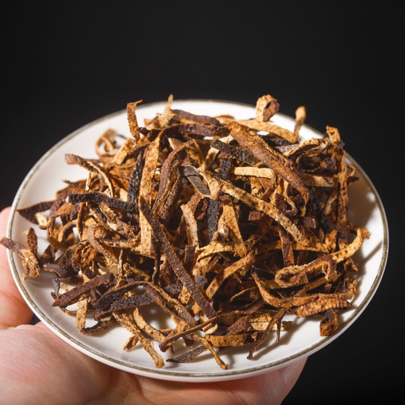 批发新会老陈皮丝茶枝柑陈皮丝可压陈皮普洱茶饼陈皮白茶饼