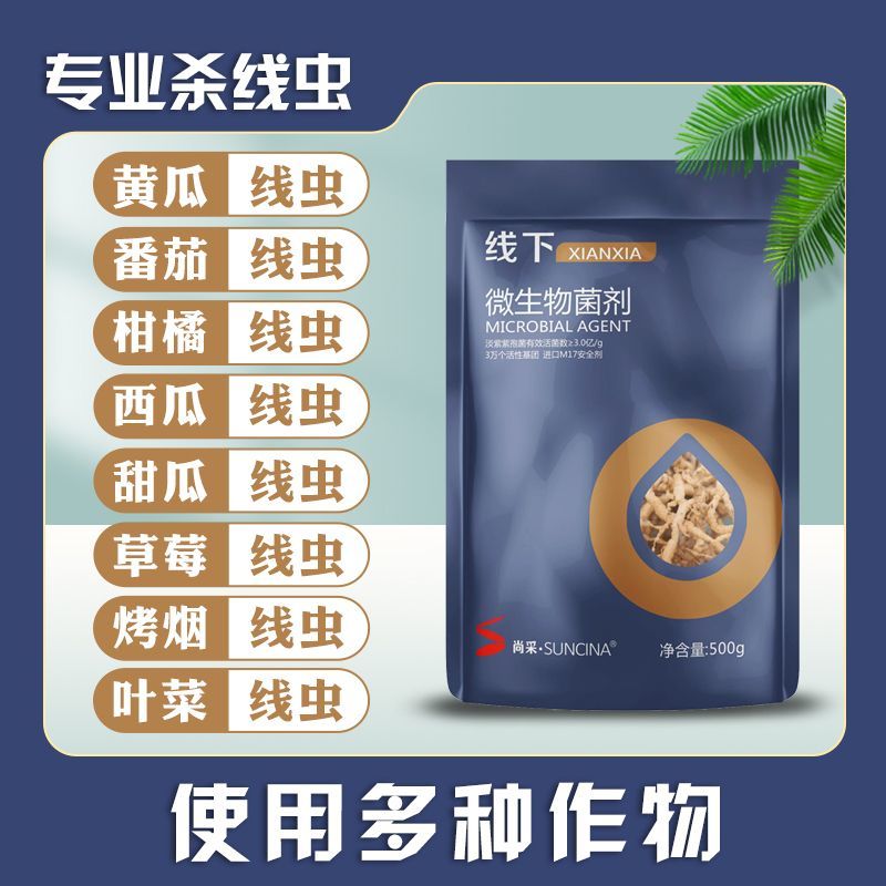 根结线虫专用药杀大棚黄瓜番茄线虫药淡紫紫孢菌噻唑膦路富达