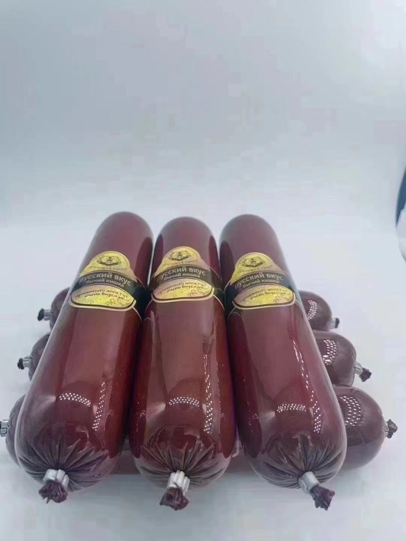 俄罗斯牛筋肠风味牛肉香肠火腿即食牛筋烤肠纯肉下酒菜零食