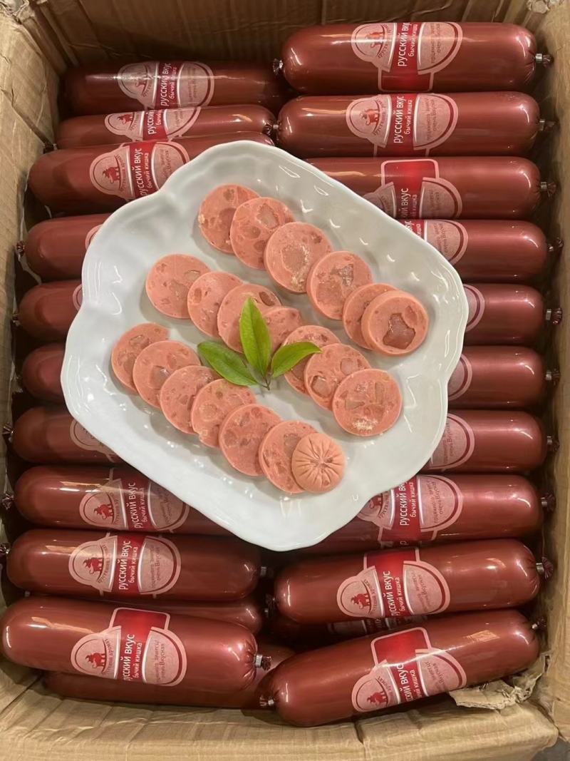 俄罗斯牛筋肠风味牛肉香肠火腿即食牛筋烤肠纯肉下酒菜零食