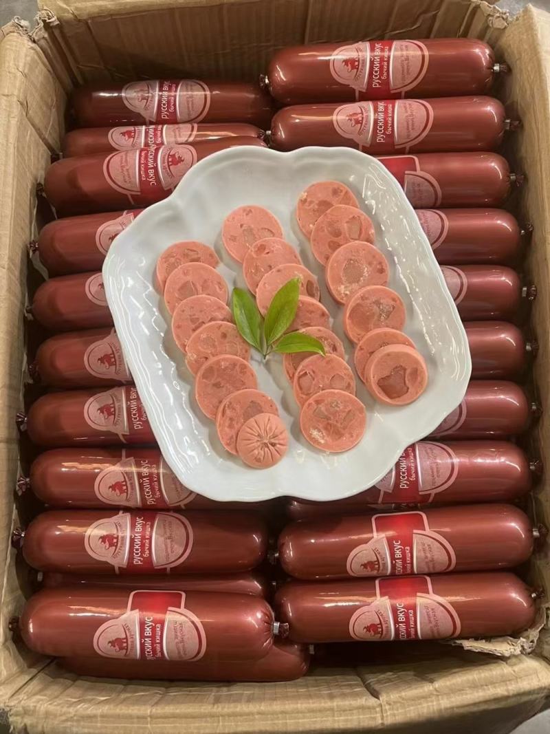 俄罗斯牛筋肠风味牛肉香肠火腿即食牛筋烤肠纯肉下酒菜零食