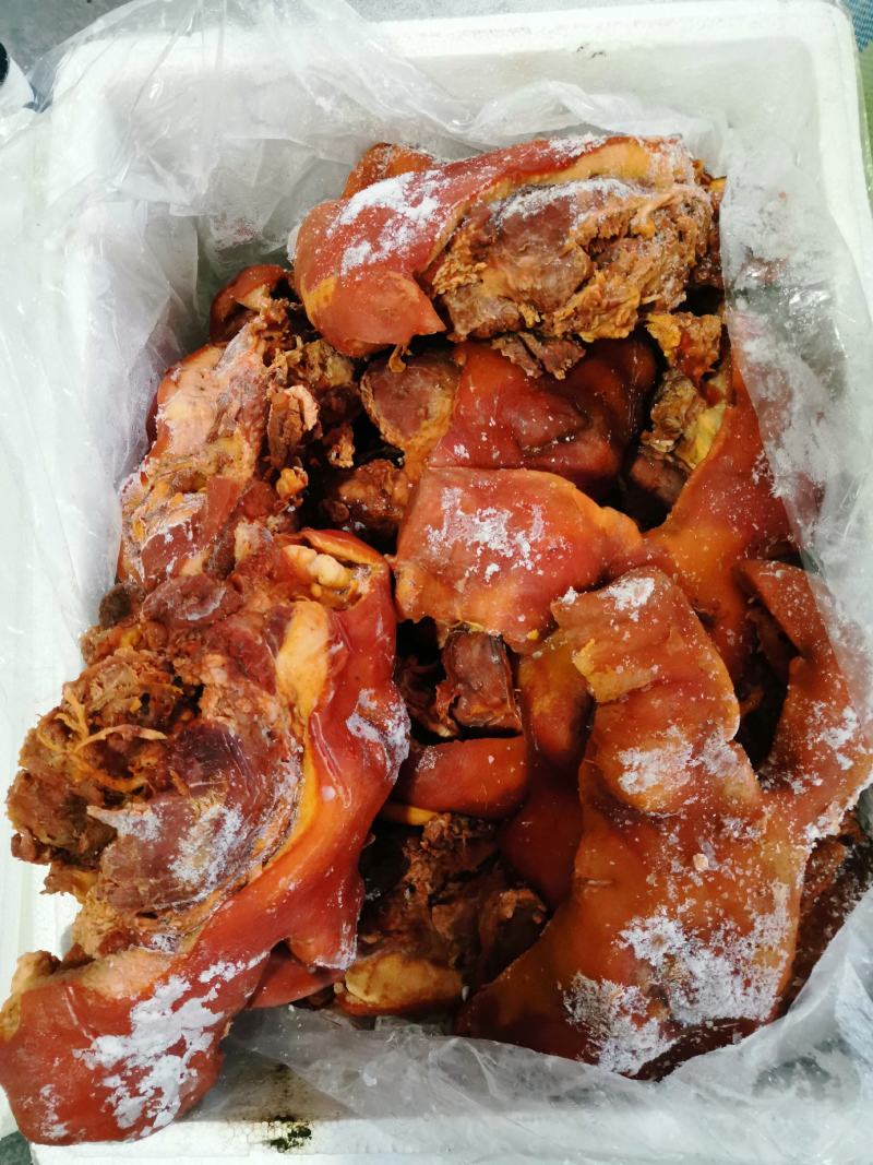 猪头肉全熟猪头整只卤味猪脸下酒菜炒菜肉食现货供应下单秒发