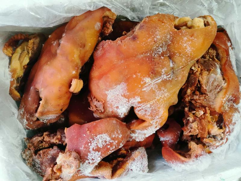 猪头肉全熟猪头整只卤味猪脸下酒菜炒菜肉食现货供应下单秒发