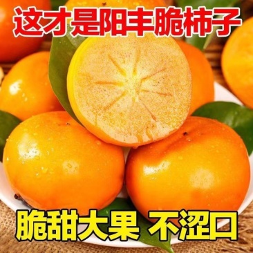 山西临猗阳丰柿子。甜柿子，脆甜，当天采摘当天发货