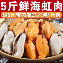 现剥无壳海虹肉新鲜无沙淡菜肉海鲜水产批发青口贝扇贻贝