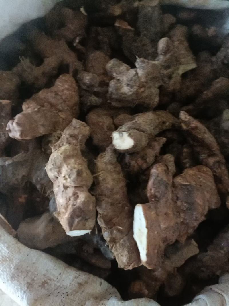 土茯苓本地中土，一两至三两。粉质白肉