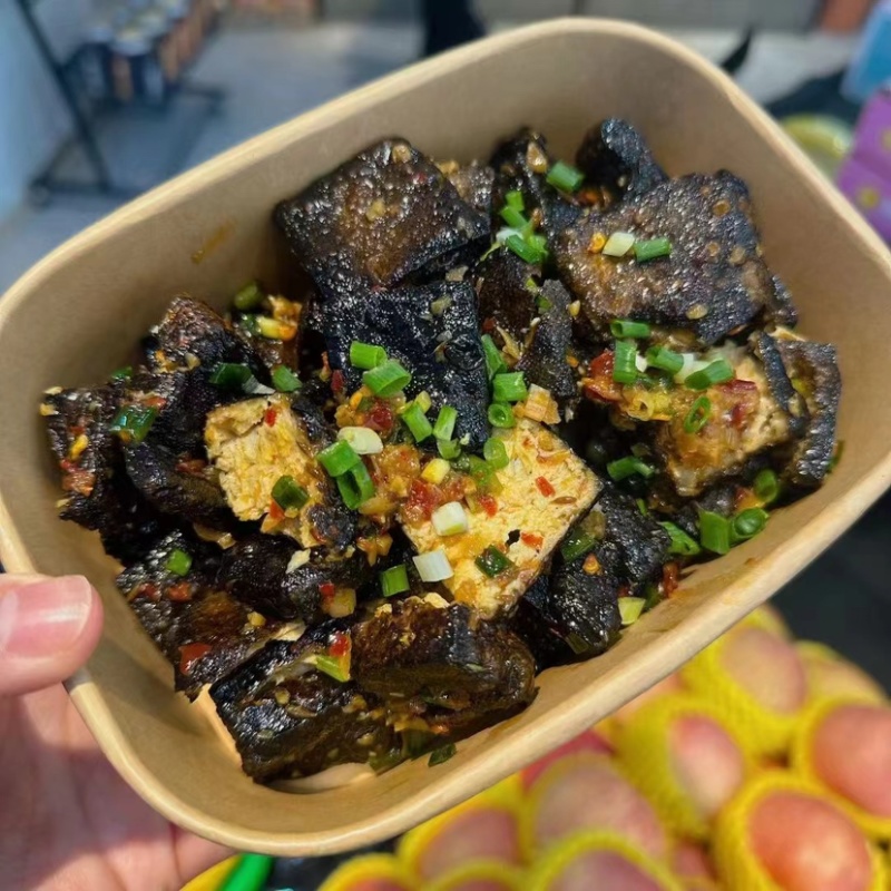 【老长沙臭豆腐】凉拌臭豆腐