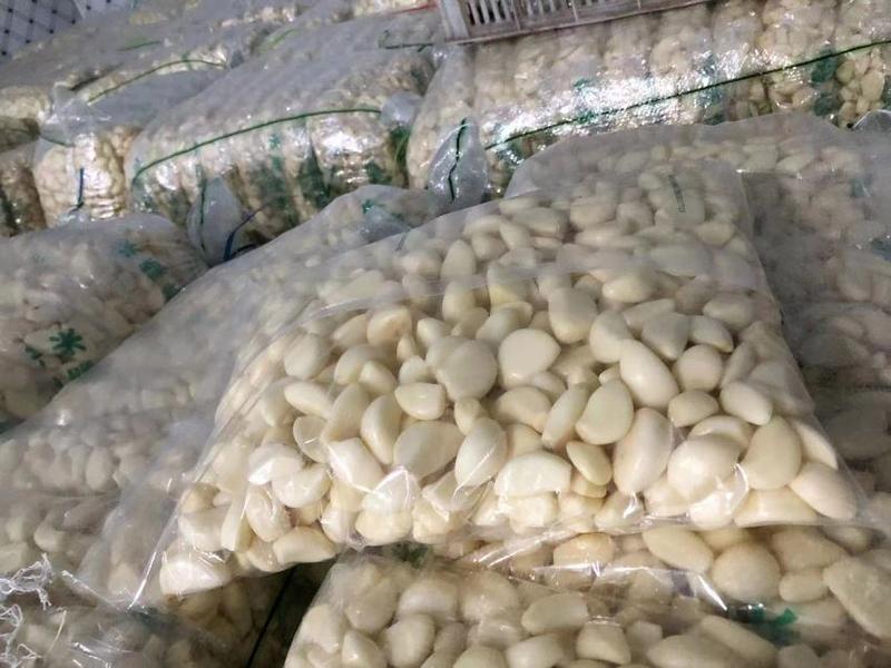 优质蒜米新鲜蒜米市场货工厂货货源充足品质保证