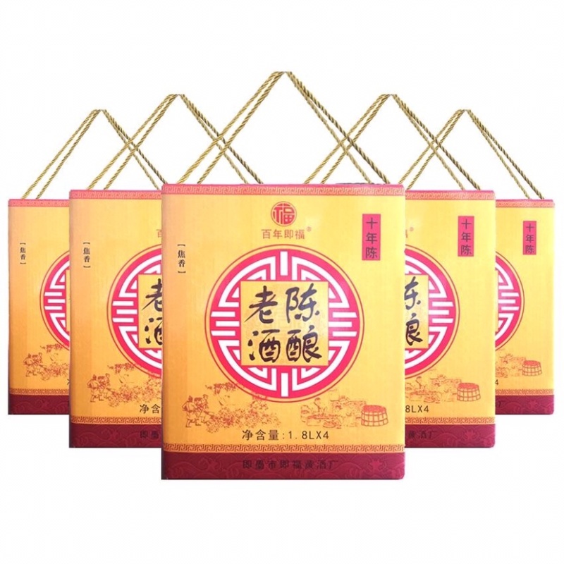 青岛特产即墨老酒整箱礼盒包装