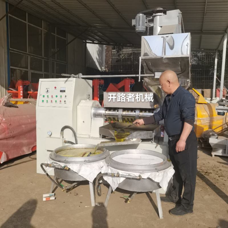 全自动菜籽花生大豆榨油机大型油坊商用螺旋压油机油葵核桃炸