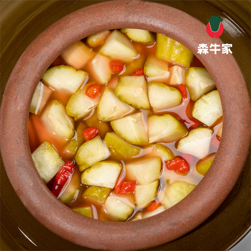 【泡菜】【农家佛手瓜】四川传统手工老坛酸辣脆嫩爽口泡酸腌