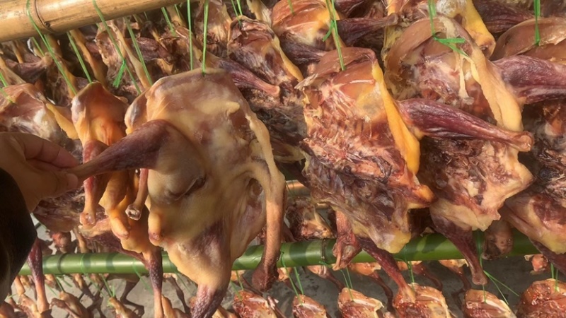 【风干鸡】荆门风干鸡去翅爪老母鸡