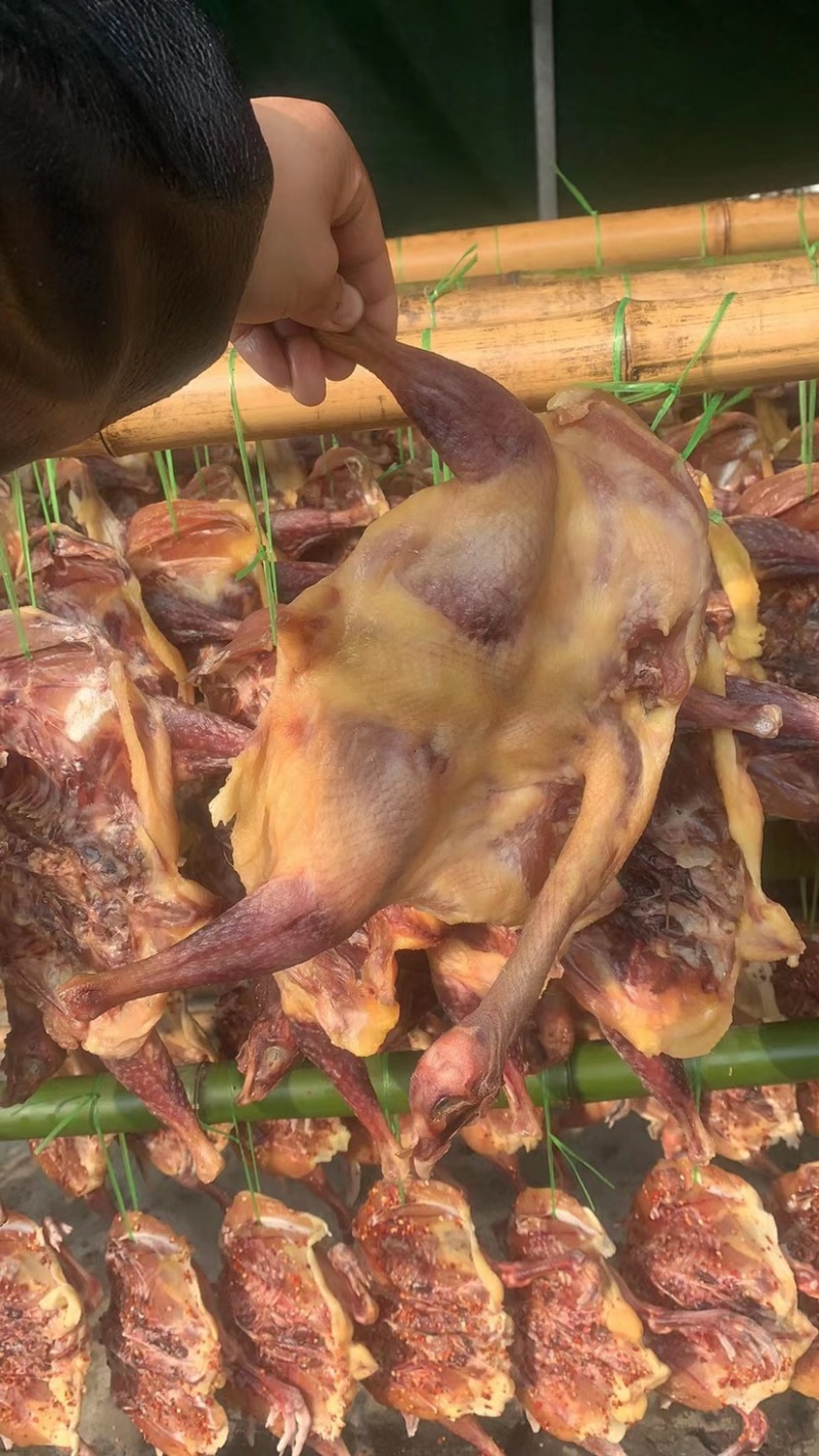 【风干鸡】荆门风干鸡去翅爪老母鸡
