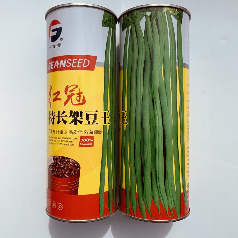 长架豆豆角芸豆无筋早熟高圆长架豆种籽大田用种老式耐热