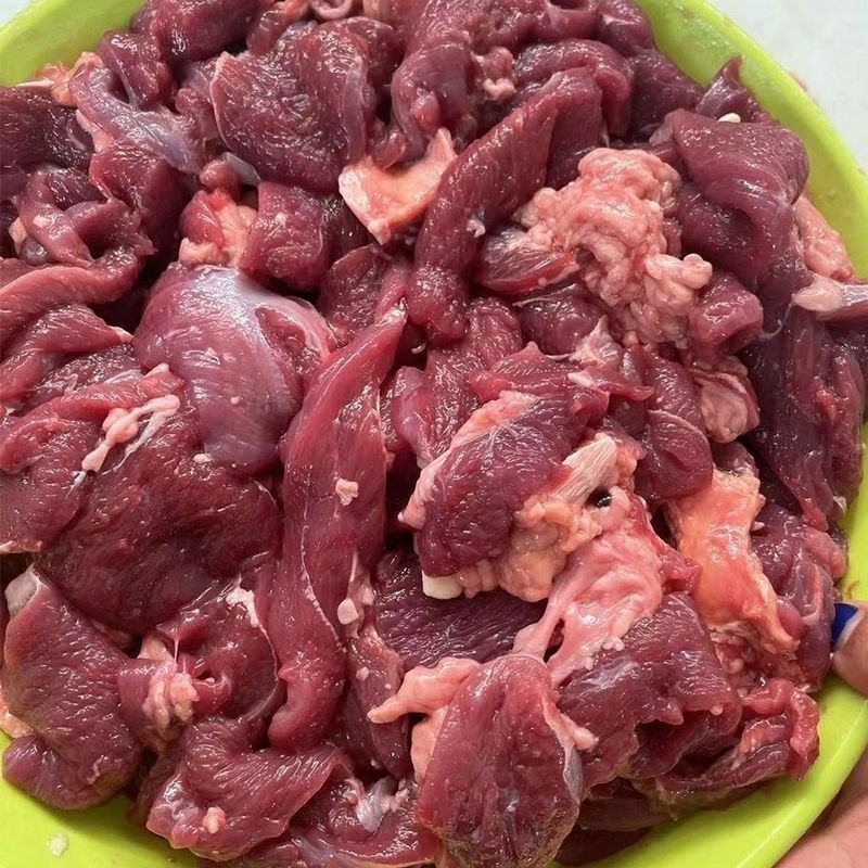 牛碎肉5斤一箱,纯干无调理牛胸碎肉货好新店价牛碎肉