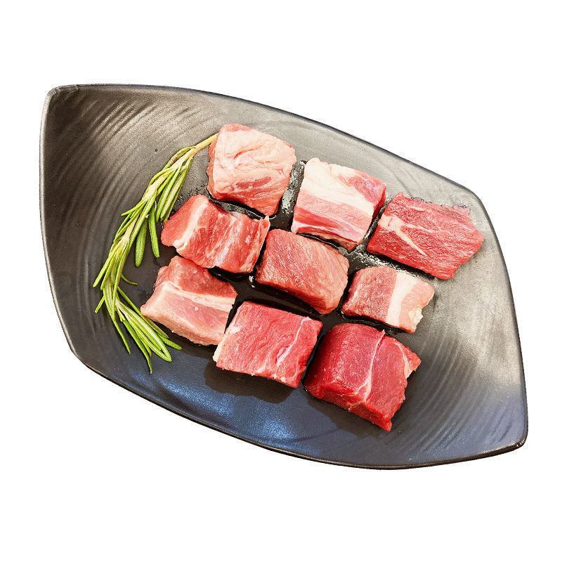 恒都精选牛碎肉500g*4原切谷饲牛肉生鲜冷冻发货