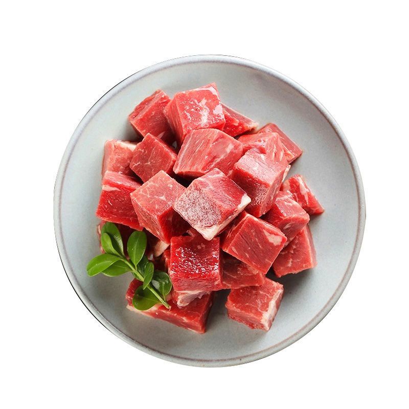 恒都精选牛碎肉500g*4原切谷饲牛肉生鲜冷冻发货