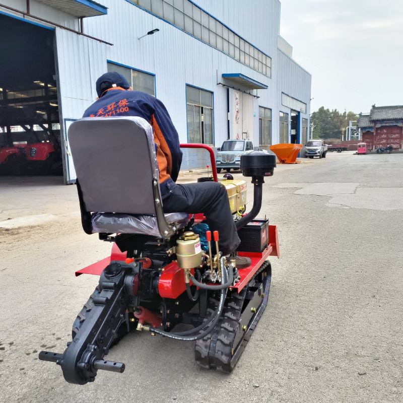 单缸小马力履带车25/35型果园坡地旋耕开沟施肥播种