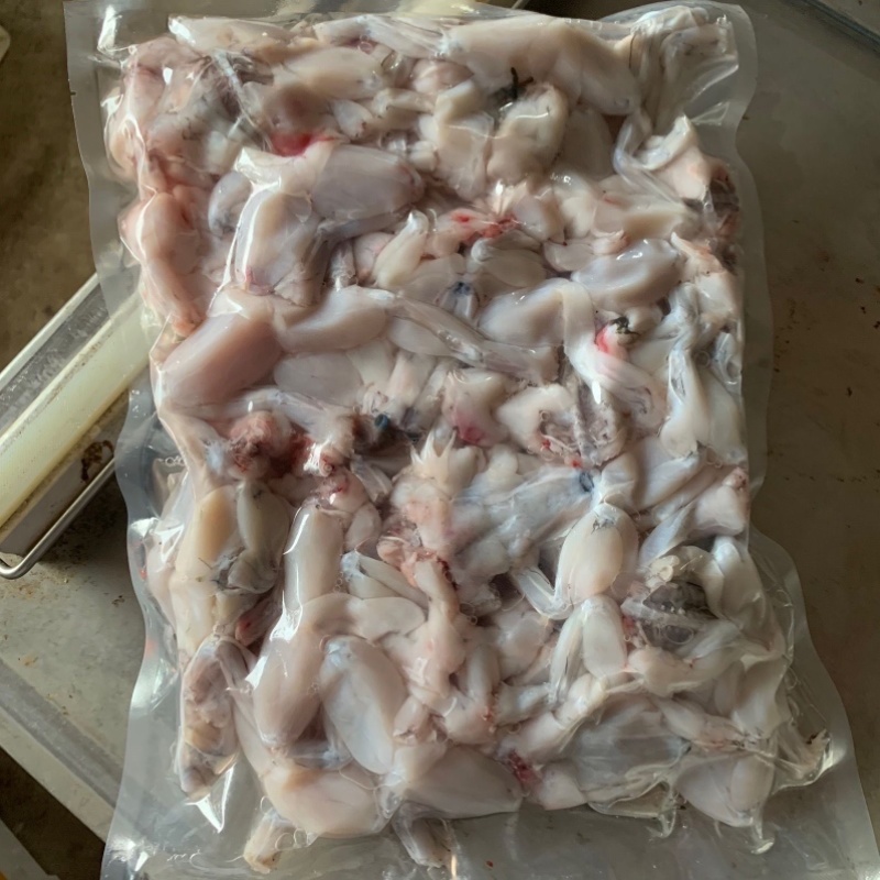 今年新出蛙肉真空包装大量有货大中小蛙块都有