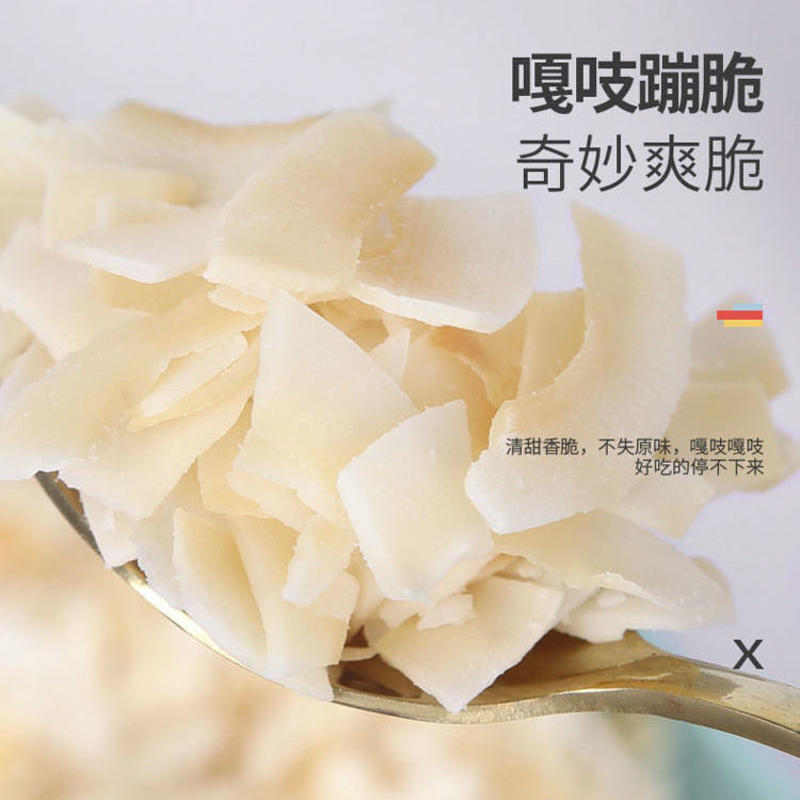 海南特产香烤香脆椰子片100g椰子脆休闲食品