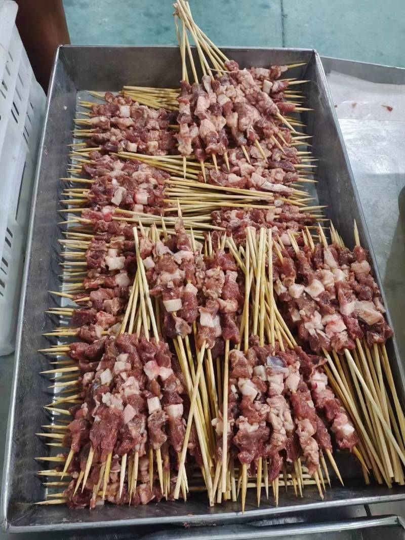 手工纯羊肉串