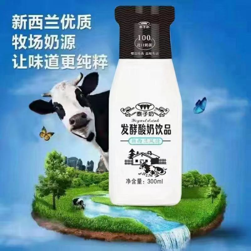 发酵酸奶特别添加生牛乳，高蛋白