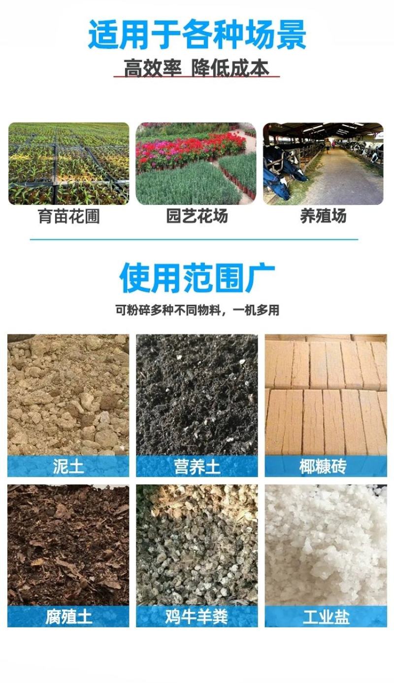 电动秧苗粉碎机格齐全厂家直发欢迎电联产地湖北