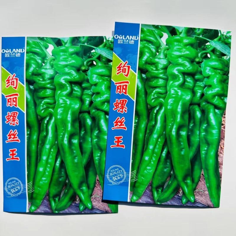特大牛角椒种子大果青椒辣椒种籽肉厚青椒微辣高产蔬菜种子四