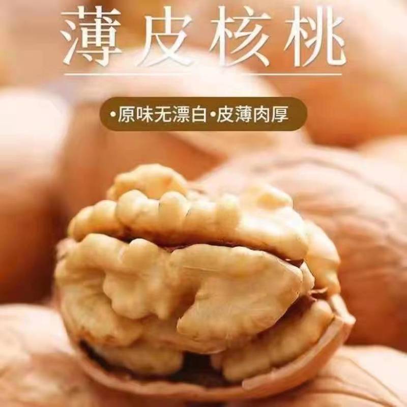23年新疆薄皮核桃批发坚果薄皮大核桃原味核桃
