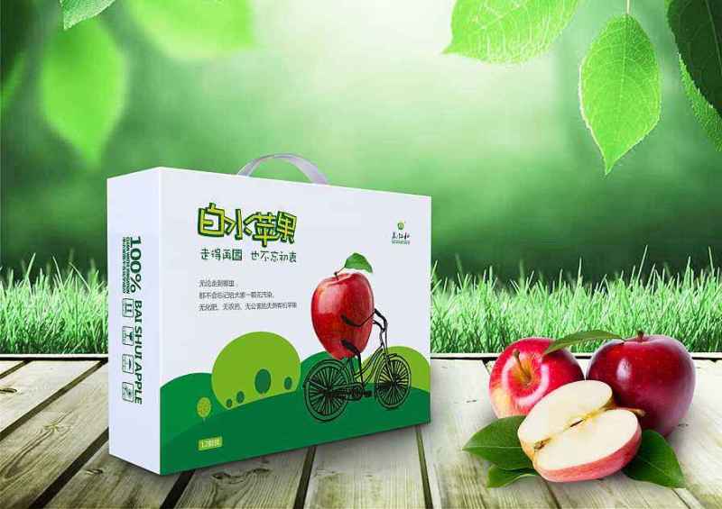 陕西白水红富士苹果甲天下产地现摘现发直发