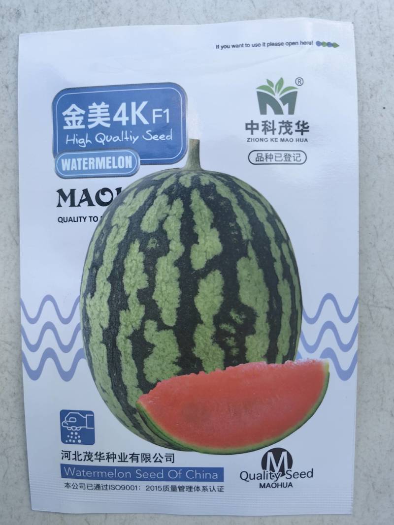 金美4K西瓜种子中小型礼品西瓜种籽红瓤甜脆超甜薄皮手掰