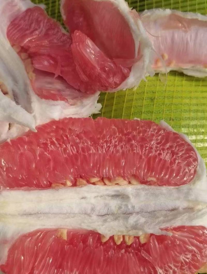 【推荐】三红柚大量供应新鲜采摘四川资中产地直发皮薄肉多