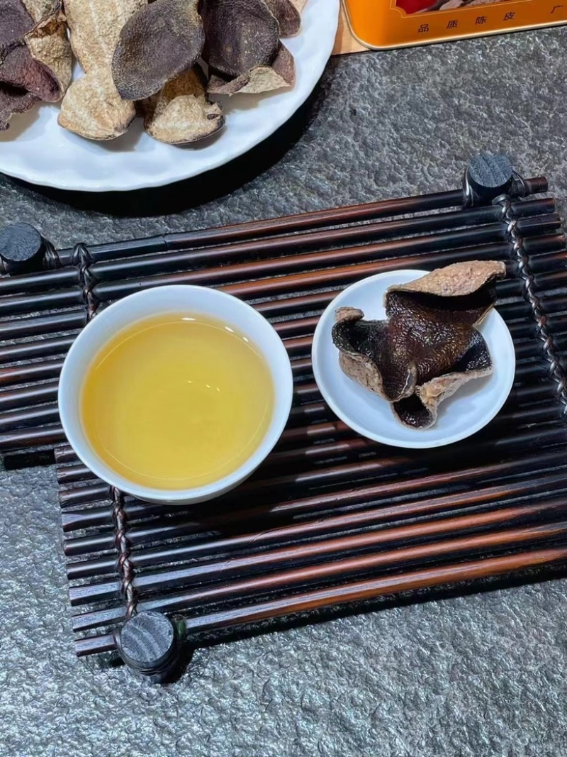 新会陈皮10年入口甘甜醇厚饱满干天马干仓皮250克罐装茶叶