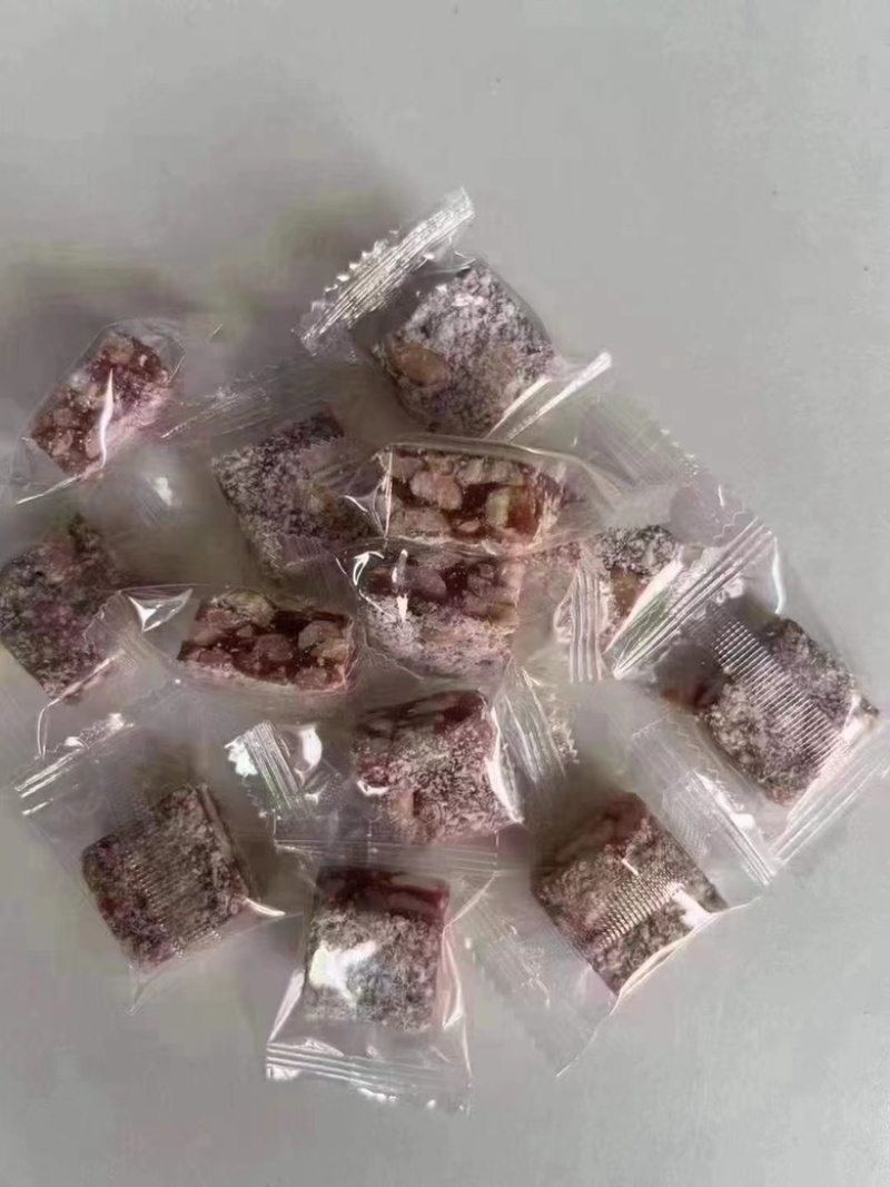 花生软糖展会地摊电商芝麻椰蓉紫薯花生软糖零食干货